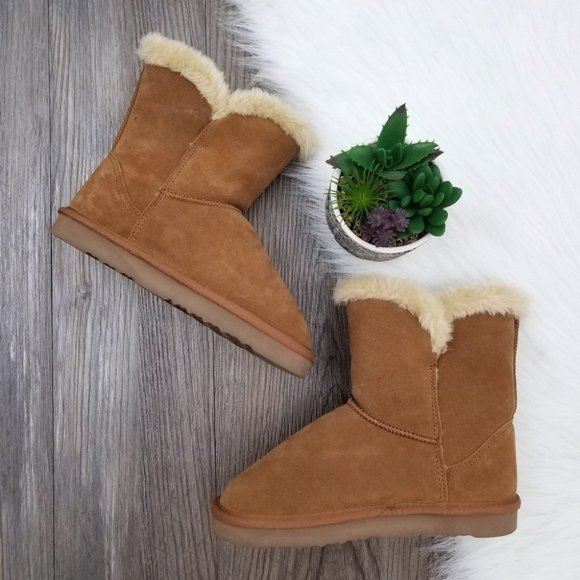 Style & Co. Faux Fur Suede Ankle Boots - Picture 3 of 15